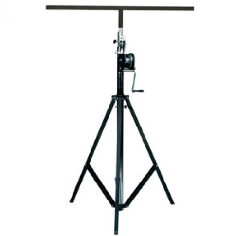 Hire Winch Up Lighting Stand With T-bar 3.6M High - Hire